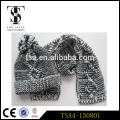 classical design professional factory fashion short winter knitted scarf hat attached sets